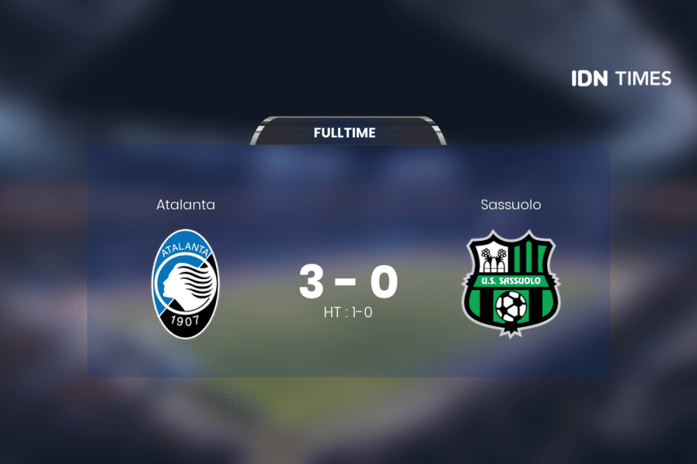 Atalanta Curi Poin Penuh Atas Sassuolo