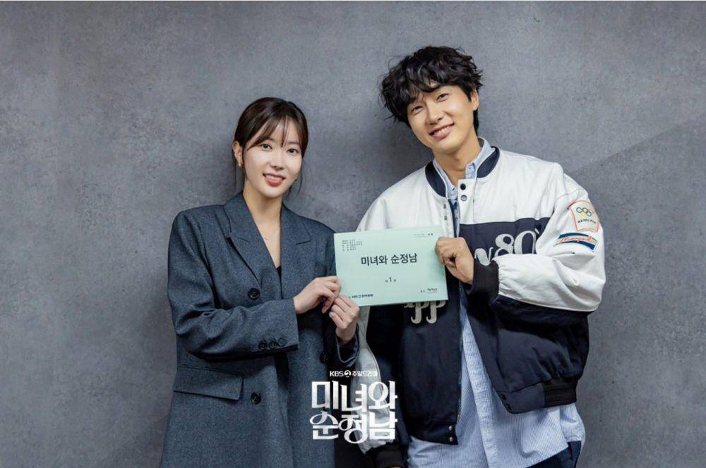 Lim Soo Hyang dan Ji Hyun Woo dalam pembacaan naskah drama Beauty and the Devoted (instagram.com/kbsdrama)