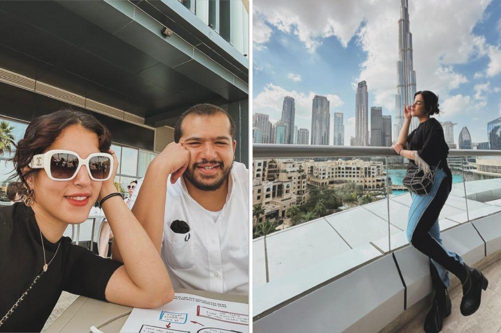 9 Momen Tasya Farasya Diberi Kejutan Anniversary Jalan-jalan ke Dubai