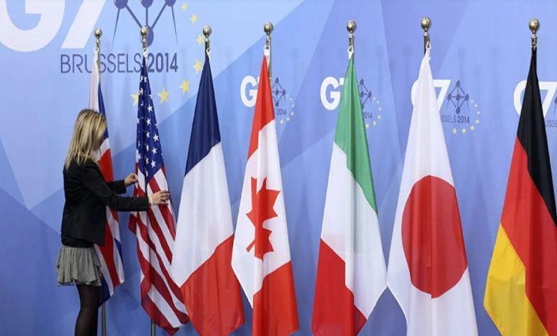 Bendera negara-negara G7 (Antara)