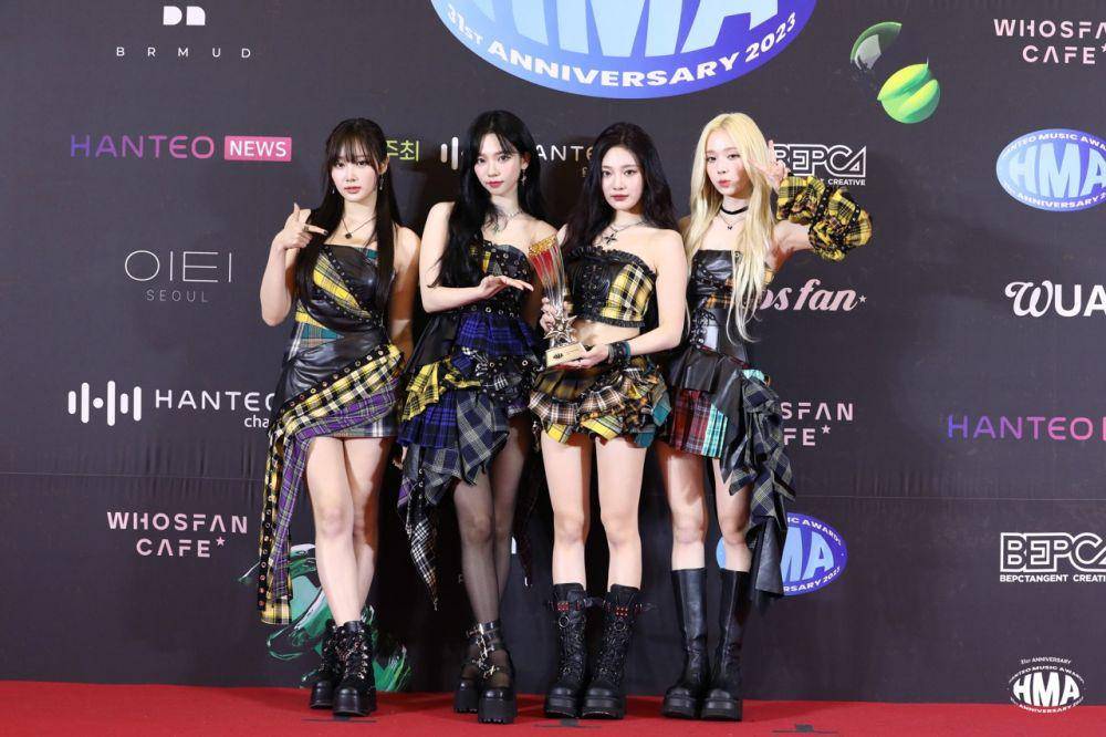 aespa memenangkan Hanteo Music Awards 2024 (twitter.com/Hanteo_HMAs/)