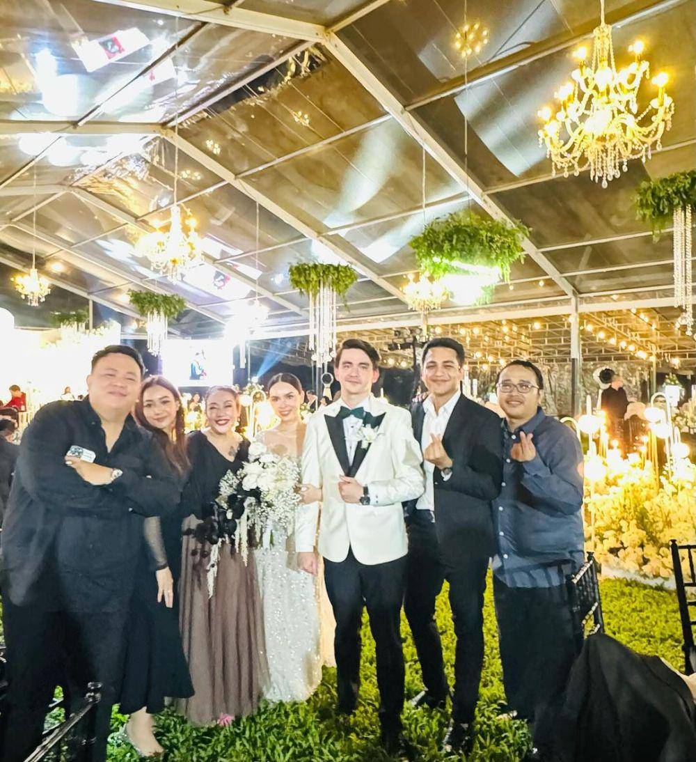 Pernikahan Christ Laurent dan Marcella Michelle. (Instagram.com/tisats)