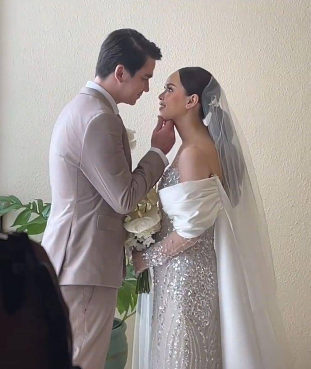 Pernikahan Christ Laurent dan Marcella Michelle. (Instagram.com/shellaflorence_)