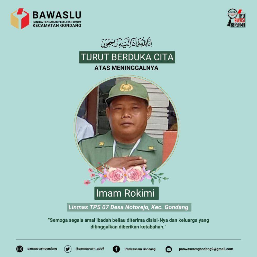 Ucapan Belasungkawa meninggalnya Linmas. IDN Times/ istimewa