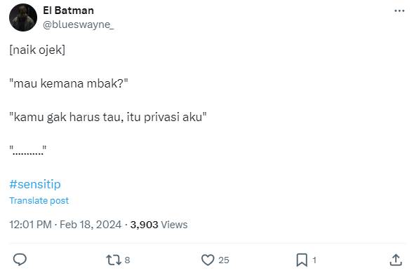 obrolan kocak warganet sama cewek yang lagi PMS (twitter.com/blueswayne_)