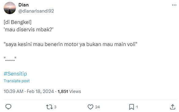 obrolan kocak warganet sama cewek yang lagi PMS (twitter.com/dianarisandi92)