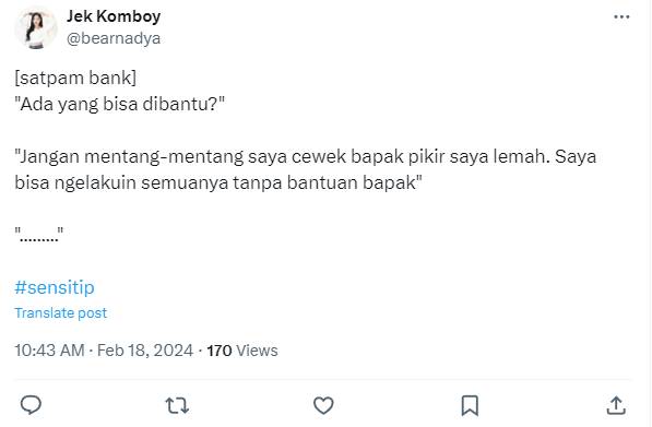obrolan kocak warganet sama cewek yang lagi PMS (twitter.com/bearnadya)
