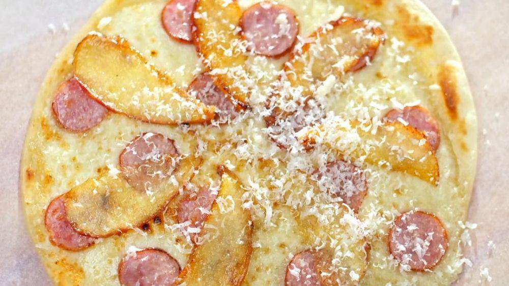 potret pizza sosis apel ala Ryu Soo Young (instagram.com/funstaurant_kbs)