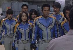 pasukan XIG (dok. Tsuburaya/Ultraman Gaia)