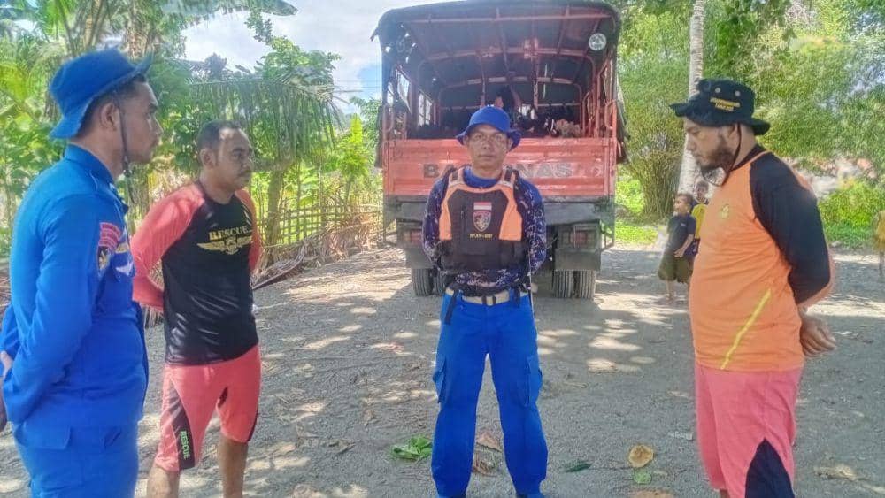 Tim SAR gabungan yang terdiri dari personil Basarnas Ambon dan Polairud Polda Maluku.(Dok Basarnas Ambon)