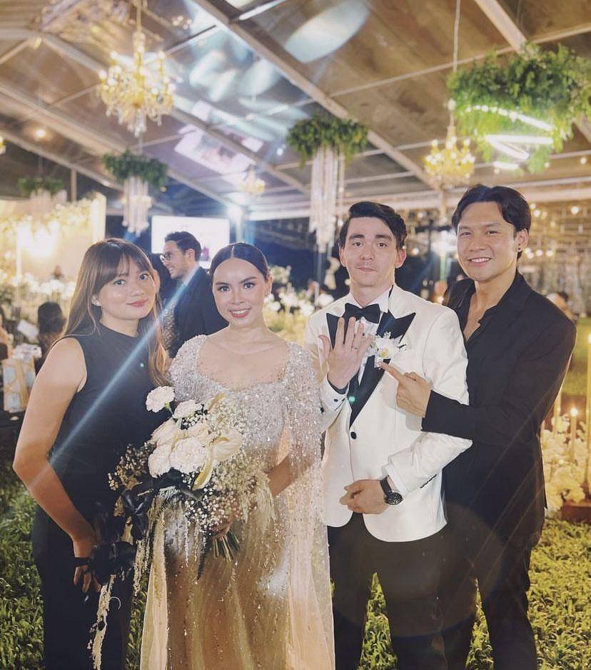 potret resepsi pernikahan Chris Laurent dan Marcella Michelle (Instagram.com/fendychow)
