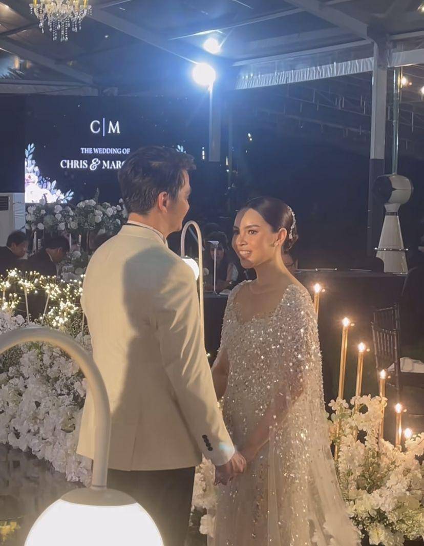 potret resepsi pernikahan Chris Laurent dan Marcella Michelle (Instagram.com/rifkybalweel)