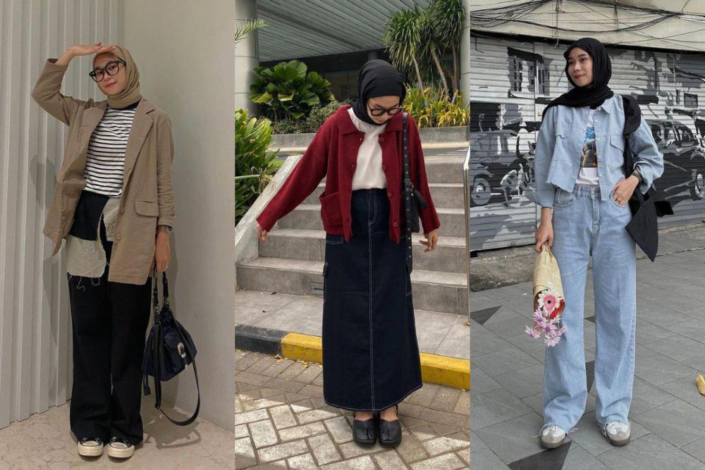 10 Padu Padan Outer ala Fitri Hasiani, Tampak Catchy!