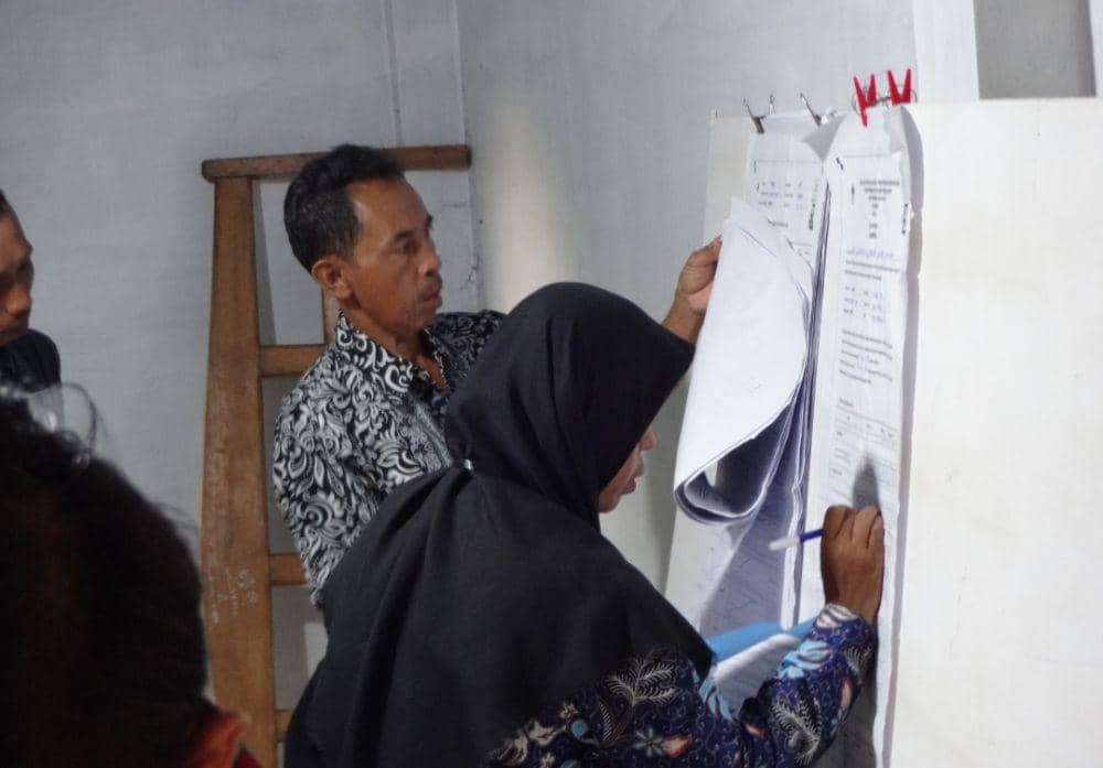 Proses penghitungan suara PSU TPS 19 Way Kandis. (IDN Times/Istimewa).