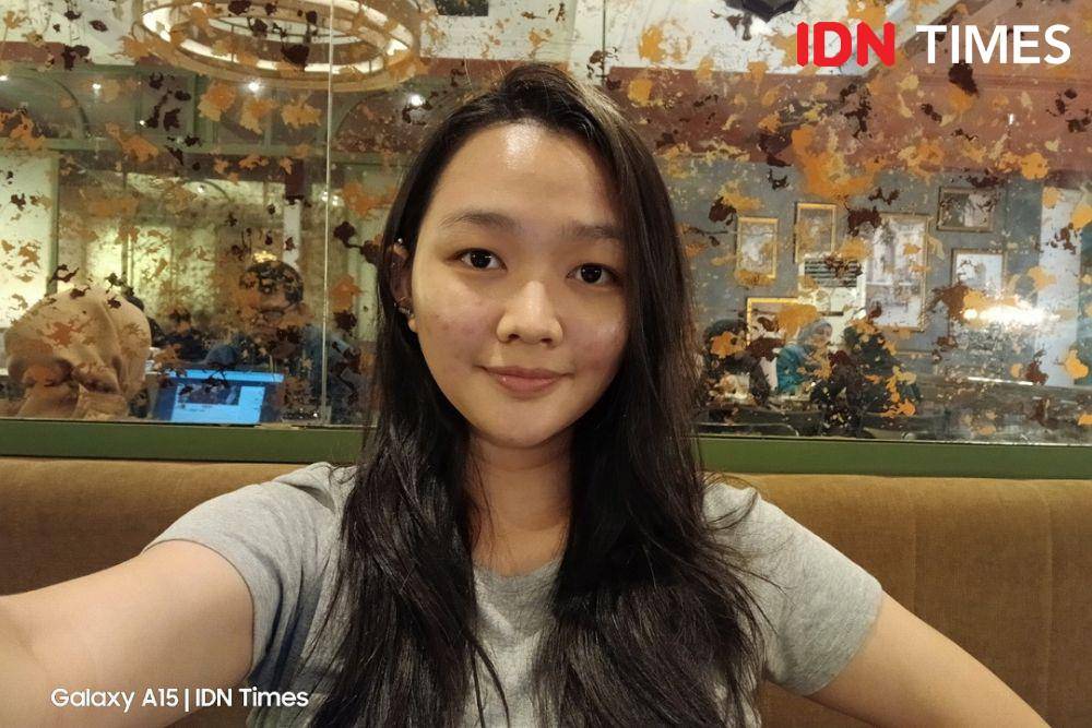 Hasil kamera selfie Samsung Galaxy A15 (IDN Times/Misrohatun)