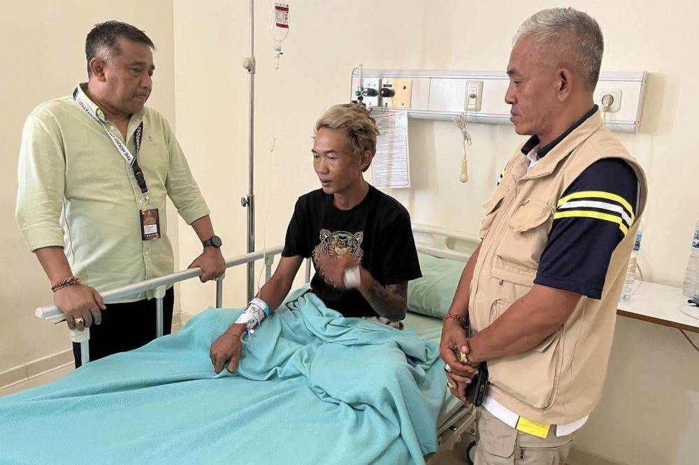 Foto kunjungan KPU Provinsi Bali ke lokasi anggota KPPS yang sakit (Dok.IDN Times/istimewa)