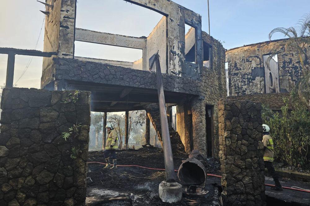 Kebakaran Vila Ahimsa di Mengwi, 2 Wisatawan Terluka