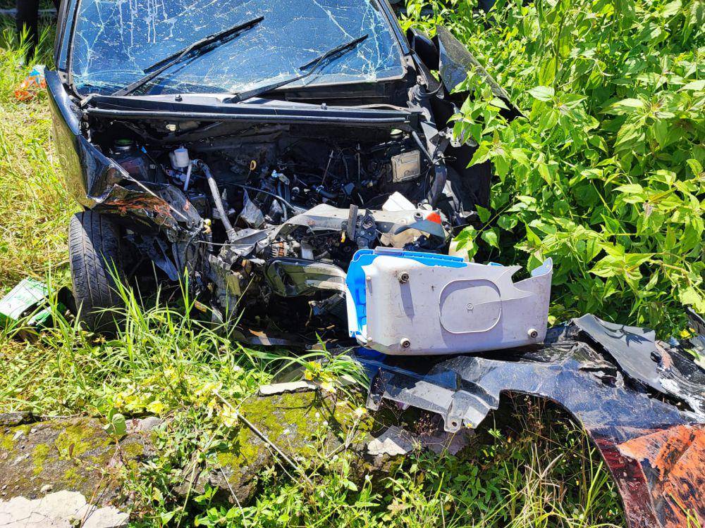 Olah TKP kecelakaan kereta api di perlintasan kereta api di Dusun Sonotengah, Kabupaten Malang. (Dok. Humas Polres Malang)