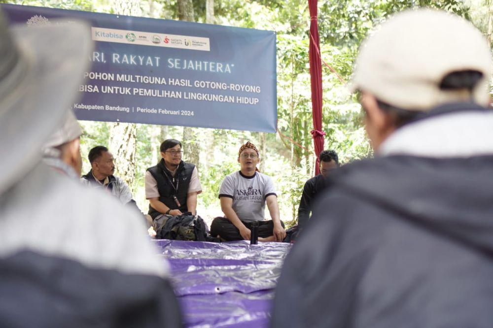KTH Kabupaten Bandung Dapat Bantuan 21 Ribu Pohon Multiguna