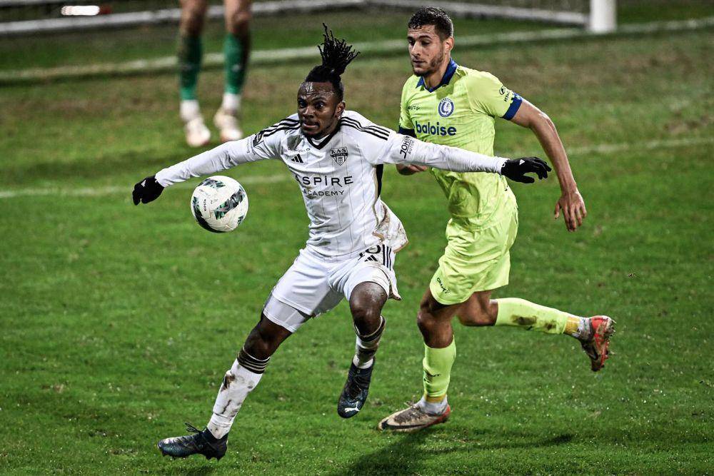 Pemain KAS Eupen saat melawan KAA Gent. (instagram.com/kaseupenofficial)
