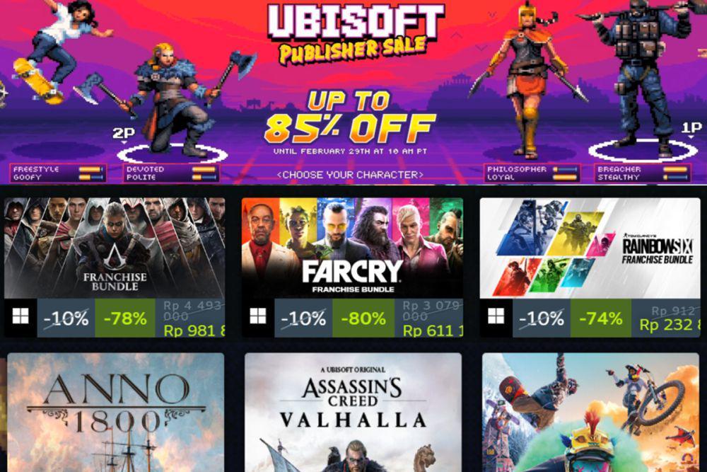 5 Diskon Steam untuk Game Ubisoft Terbaik, Borong, yuk!