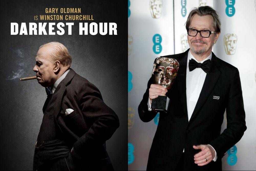 Gary Oldman dalam fim Darkest Hour (dok. Universal Pictures/Darkest Hour) | (x.com/garyoldmanweb)