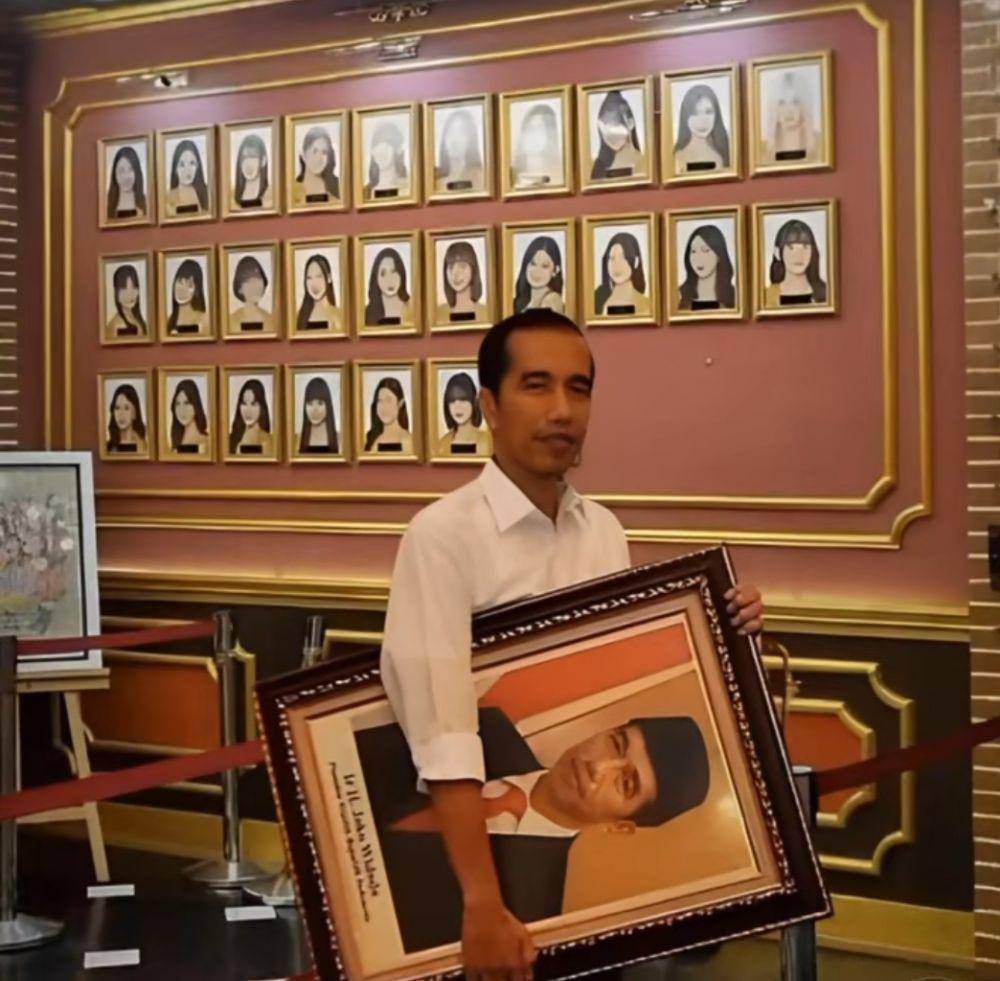 Konten 'Jokowi Melepas Kabesha' (TikTok.com/fjkt48)