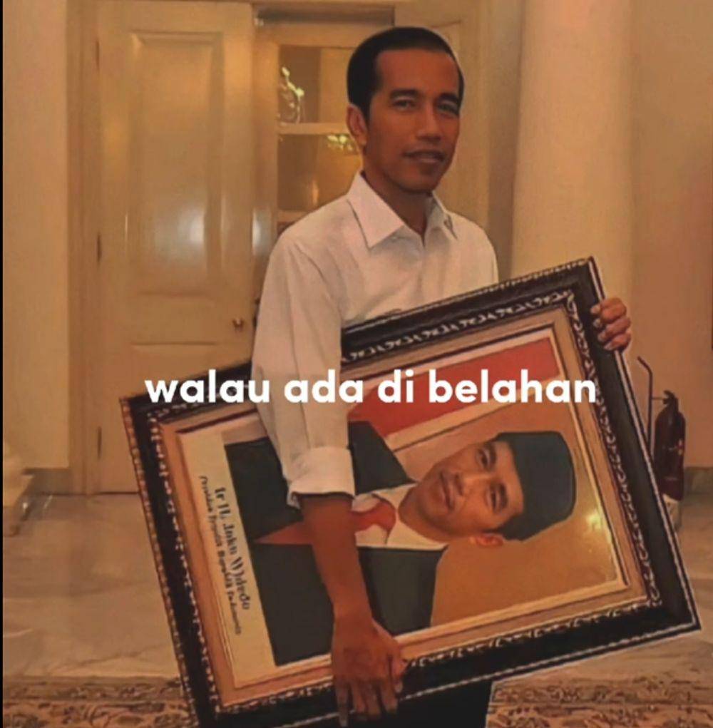 Konten 'Jokowi Melepas Kabesha' (TikTok.com/alwaysssadel)