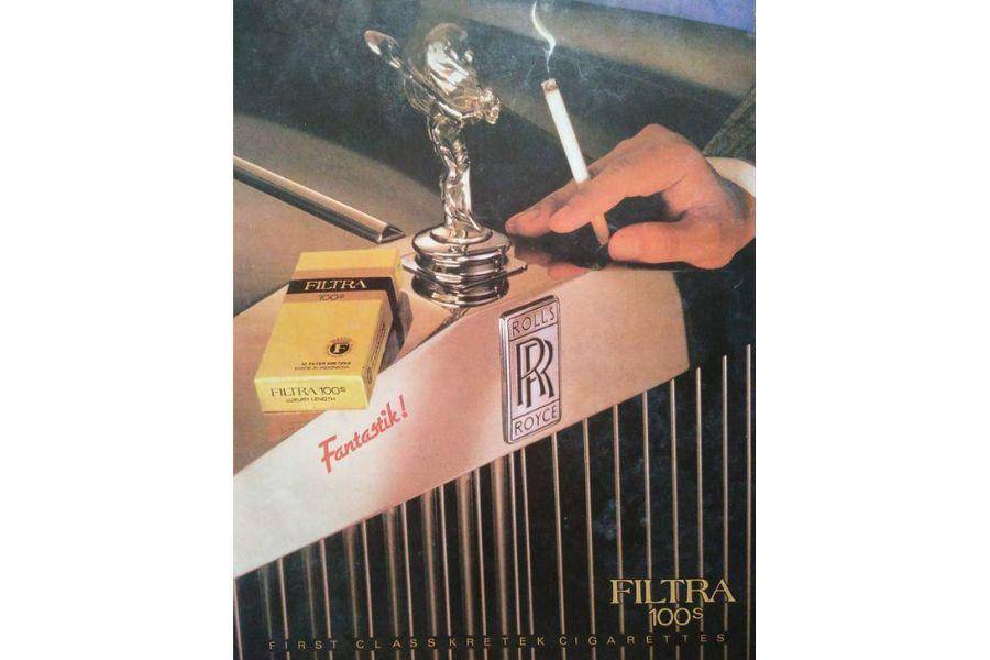 Rokok Filtra 100, salah satu merek rokok jadul di Indonesia (x.com/arifky87)