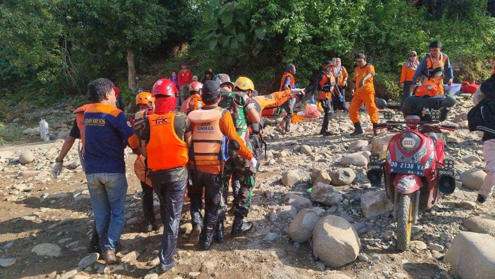 Jenazah Remaja Tenggelam saat Memancing di Sungai Pangkep Ditemukan