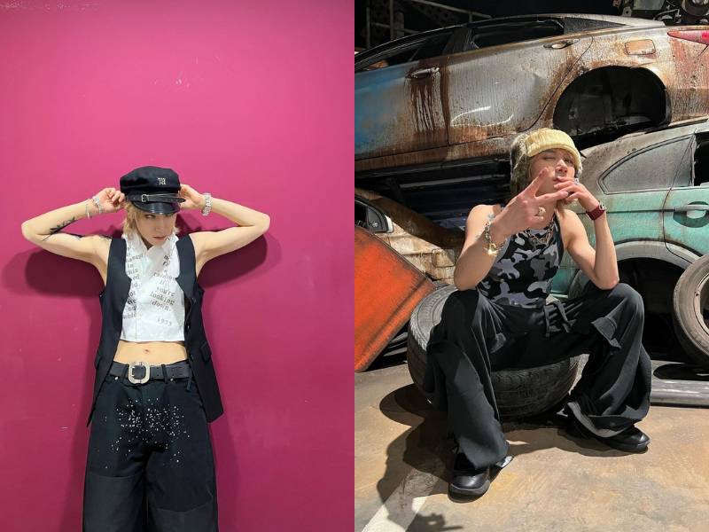 sleeveless top ala Ten WayV (instagram.com/tenlee_1001)
