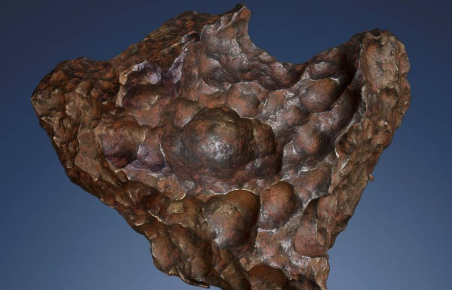 ilustrasi batu meteor Gibeon (onlineonly.christies.com/Chriatie's Auction)