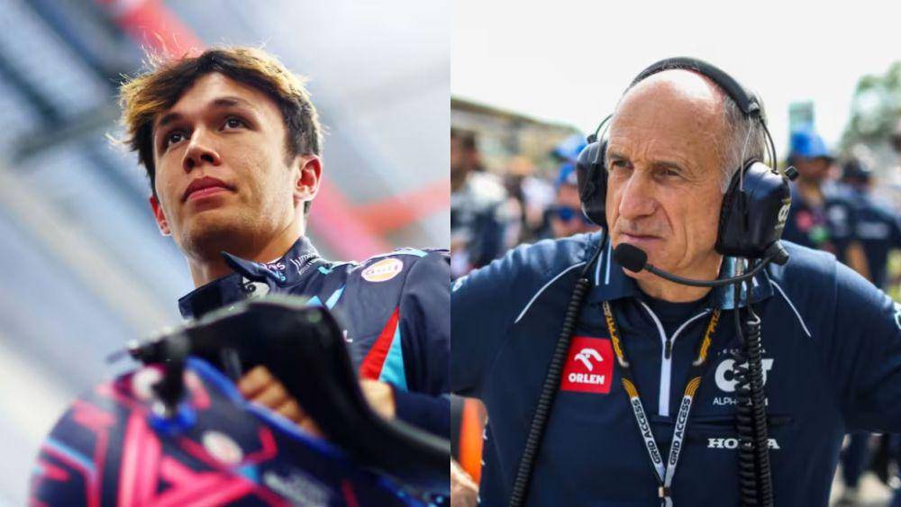 Alexander Albon dan Franz Tost (formula1.com)