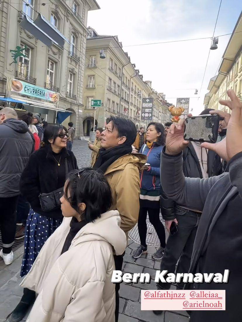 potret Ariel NOAH boyong keluarga liburan ke Swiss (Instagram.com/dicobaskoro)