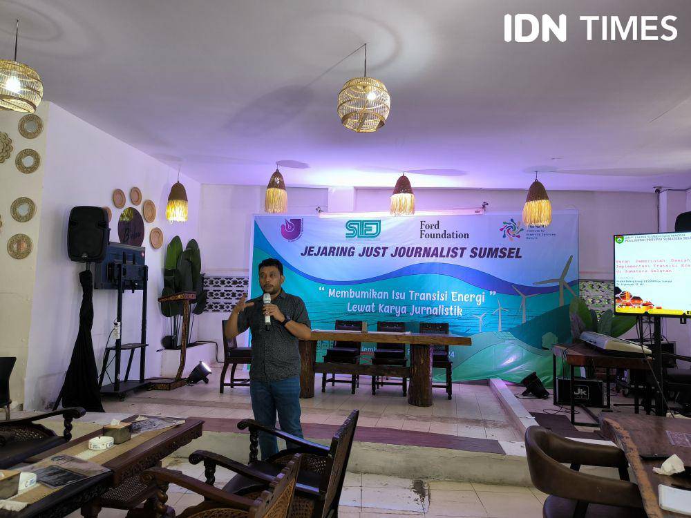Ketua AJI Palembang Fajar Wiko (IDN Times/Rangga Erfizal)