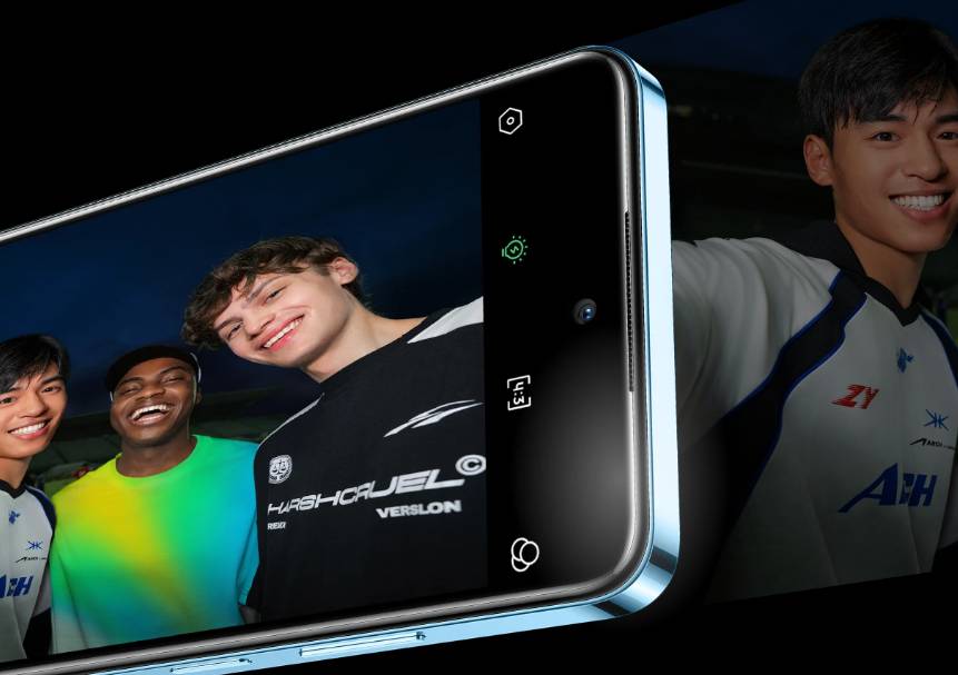 ilustrasi tampilan aplikasi kamera Infinix Hot 40i (infinixmobility.com)