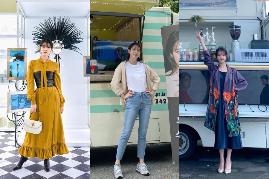 outfit korean style ala IU yang hijab friendly (instagram.com/dlwlrma)