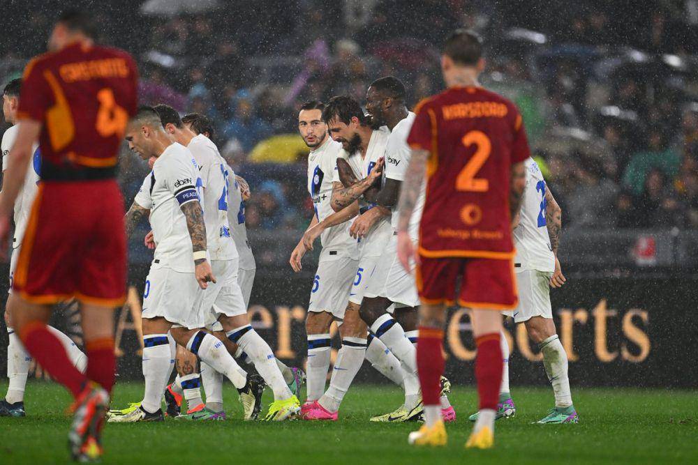 Pertandingan antara Inter Milan melawan AS Roma di Serie A. (twitter.com/inter)