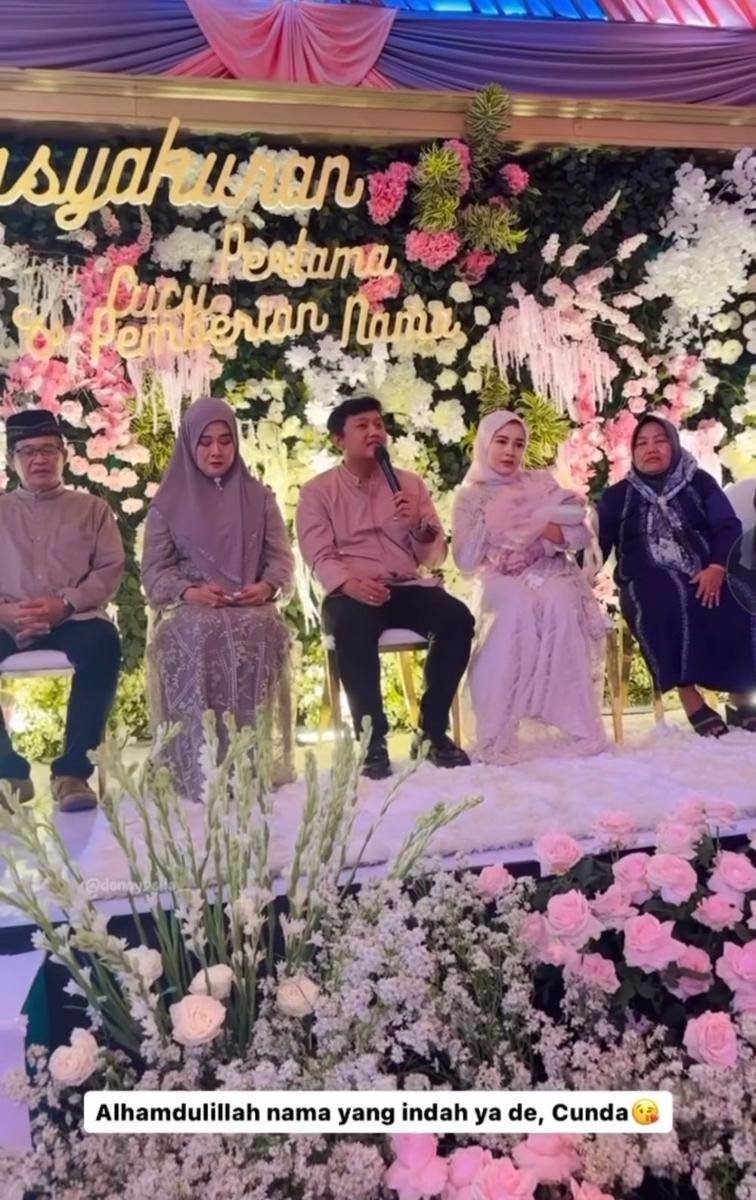 Tasyakuran anak Denny Caknan dan Bella Bonita (instagram.com/dennybella__)