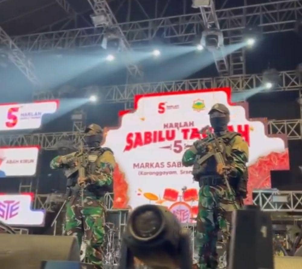 Viral Prajurit Berseragam di Acara Gus Iqdam, Ini Penjelasan TNI AD