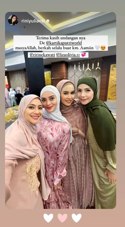 potret Ririn Ekawati ikut kajian bareng artis (instagram.com/ririnekawati)