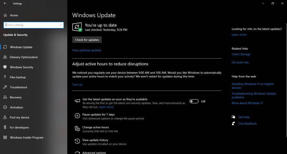 Windows Update di Windows 10 (dok. Microsoft)
