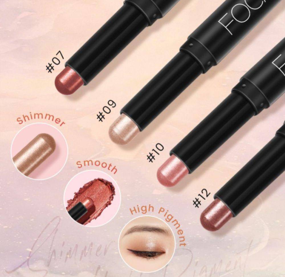 FOCALLURE Single Eyeshadow Pencil Cream Shimmer (tokopedia.com/hfshop00)
