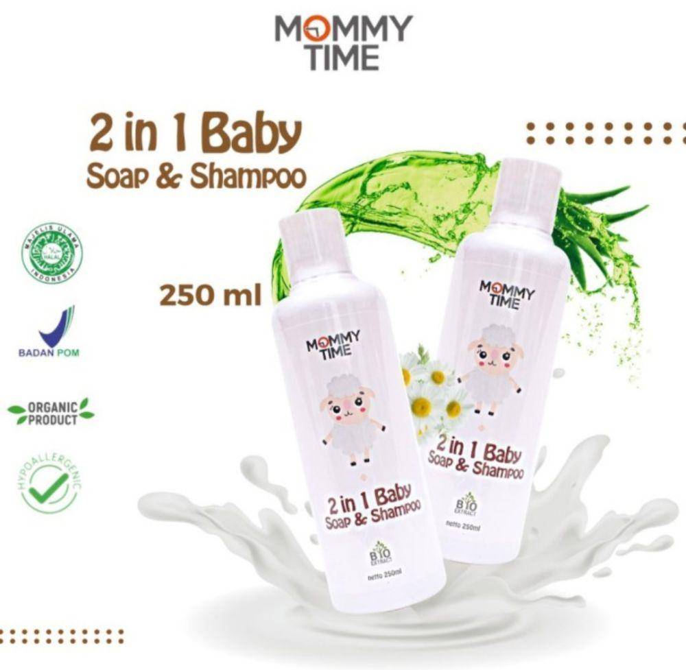 Mommy Time 2 in 1 Kids Soap and Shampoo (tokopedia.com/sururi1)