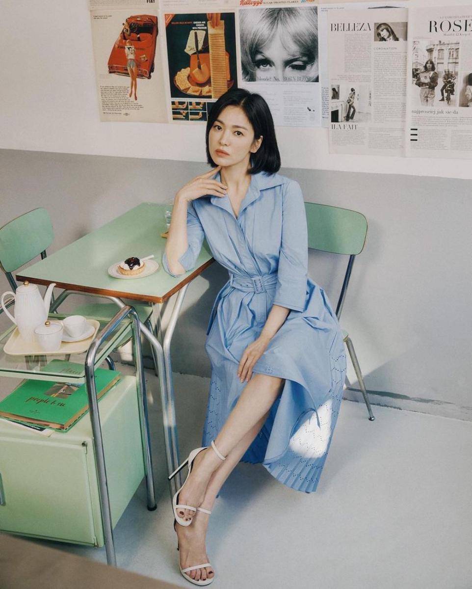 tips styling ootd chic ala artis Korea Selatan (instagram.com/kyo1122)