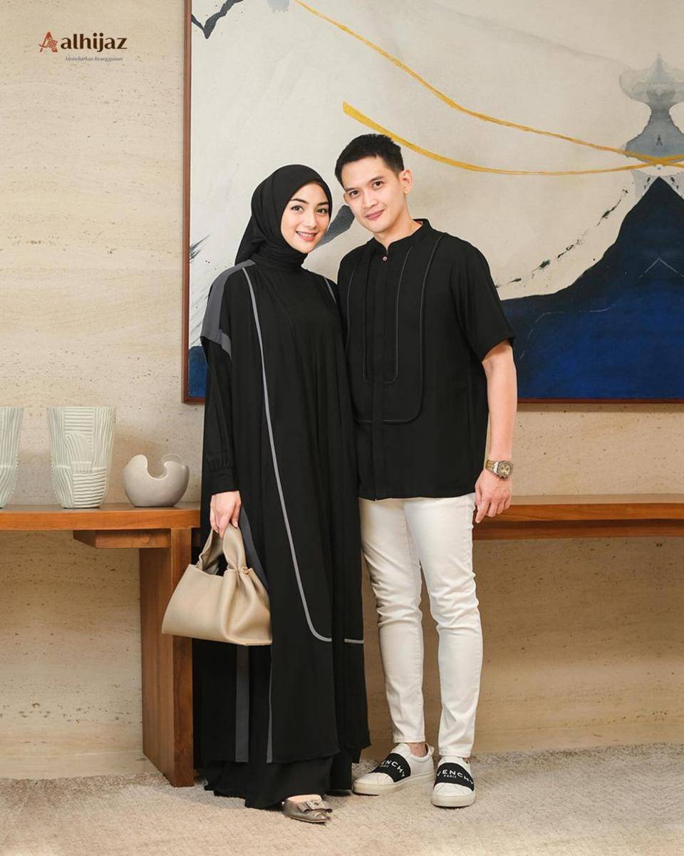 inspirasi baju couple lebaran (instagram.com/citraciki)