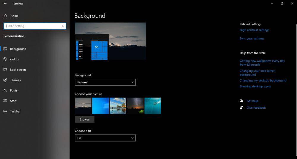 ilustrasi kustomisasi tampilan Windows 10 (dok. Microsoft)