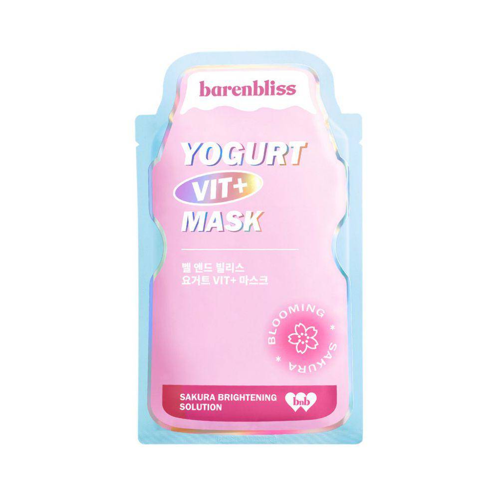 Barenbliss Yogurt Vit+ Mask Sakura Brightening Solution  (Shopee.com/Shanum Beauté)