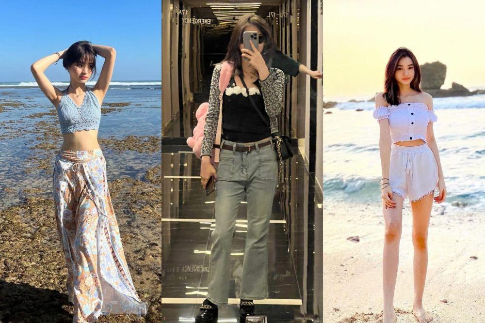 9 Referensi OOTD Hits ala Catheez, Gaya Pantainya Kece
