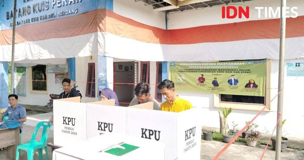 PSU di Hari Kerja, Warga Tak Banyak Datang ke TPS Batang Kuis